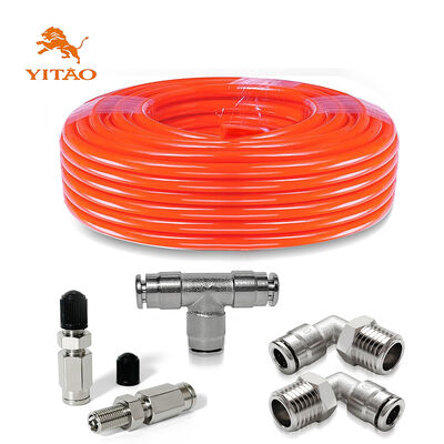 টর্চ এয়ার লাইন সার্ভিস কিট 1/4 এনপিটি এলবো ধাক্কা-ইন সংযোগ এয়ার সাসপেনশন TR2012AS