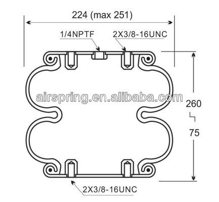 FD20019320 ইন্ডাস্ট্রিয়াল এয়ার স্প্রিং